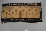 Plasticville Set Of 12 (have 11) Road Signs O/s Gauge W Box. Fixed Price $7.00.