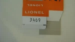 Lionel 3469 Coal Dump Car Licensed Reproduction Window Box. Fixed Price $7.49.