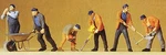 Preiser 65336 Construction Workers Figures (set Of 6). Fixed Price $39.99.