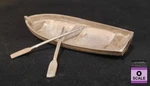 Crow River Products O-61 Dinghy 11 1/2' (with Oars) "o" Scale. Fixed Price $5.88.