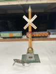 American Flyer # 2116 Prewar Gauge Automatic Bell Ringing Danger Signal Tested. Fixed Price $80.99.