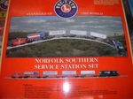 Lionel 6-21789 Norfolk Southern Service Station Set "was $398.00, Lot #45786. Fixed Price $242.00.