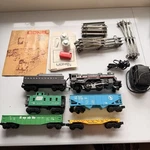 Lionel 8041 2-4-2 Steam Locomotive And Pennsylvania Cars Ser Train. Fixed Price $144.89.