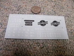 Herald King Decals Chicago And North Western C.st P M Caboose XX205. Fixed Price $8.99.