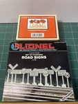 Lionel 6-2180, 6-32902 Signs, K-line 6-22204 Vending & K-419501 Crates Lot Nib. Fixed Price $35.97.