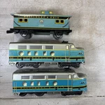 Marx Gauge Baltimore Ohio B&o Tin Litho Diesel Train Set Powered. Fixed Price $129.98.