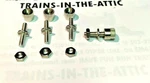 Lionel T-159 T-160 Transformer Binding Post & Nuts 4EA. Zw,kw,tw,rw. Fixed Price $6.95.
