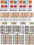 Windows And Doors Combo Pack Scenery Sheets For Scale Model Train Layouts. Fixed Price $16.99.