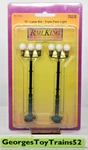 Mth Railking O Scale Diecast Triple Park Light 2-LAMP Set 30-11034 Nib Msrp $35. Fixed Price $30.00.