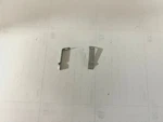 Lionel Parts , 6446-10 Pair Roof Clips For Hoppers Nos. Fixed Price $5.95.