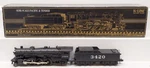 K-line K3330-3420 Atchison Topeka Santa Fe Steam Locomotive & Tender #3420 Ex. Fixed Price $242.49.