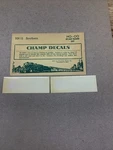 Champ Decals Ho Scale HN-12: Southern Railway Sr Road Name Set White. Fixed Price $8.00.