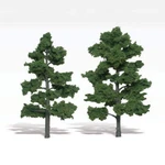 Woodland Scenics TR1516 N/ho Assembled Tree Medium 7" Scenery Greenery. Fixed Price $23.35.