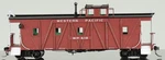 North Bank Line Western Pacific Osb Wood Caboose #618 Wp. Fixed Price $600.00.