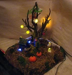 Tested K-line Lemax K-42448 Spooky Town Apple Harvest Lighted Halloween Holiday. Fixed Price $27.99.