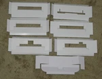 7 Lionel Ho 65- 66 Freight Car Inserts (for Hillside, Nj Boxes), Repro. Fixed Price $21.00.
