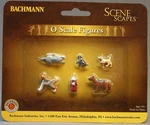 Bachmann Gauge Dog Figures Hydrant Firemen Sidewalk BAC33158 New. Fixed Price $14.94.