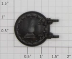 Lionel 226E-57X Black Boiler Front Door With No Headlight, Lens Clips (10). Fixed Price $30.00.