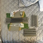 Lionel 6-12062 Fastrack Grade Crossing With Gates And Flashers See Pics Broken. Fixed Price $69.00.