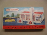 Plasticville Usa Gauge Vintage 1950S 1960S Gas Station 1800 149, Pieces Box. Fixed Price $22.00.