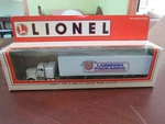 Lionel Scale #6-12932 Lambeer Packaging Tractor & Trailer Nib. Fixed Price $19.95.