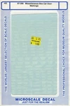 Microscale Decals Ho 87-286 Miscellaneous Box Car Door Markings. Fixed Price $5.99.