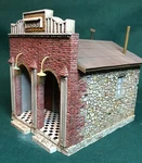 O/ON3/ON30 Scale Rich White Models-"the Tavern"-hydrocal Walls Only-super Detail. Fixed Price $48.25.