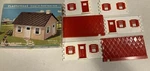 Plasticville, U.s. A. 1630-100 Cape Cod House Red And White With Box. Fixed Price $23.00.