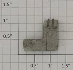 Lionel 700E-62 Unpainted Left Hand Crosshead Guide Support. Fixed Price $8.00.