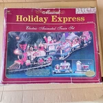 The Holiday Express Animated Electrictrain Set Model 386 New Bright. Fixed Price $220.00.
