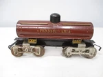 Lionel 15 Tank Car Brown Prr Prewar Standard Gauge X8121. Fixed Price $119.00.