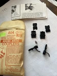 Kadee 804 Acetal Plastic Insulated "o" Couplers One Pair /w Draft Gear. Fixed Price $5.00.