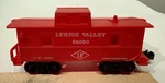 Marx 95050 Lehigh Valley Red Plastic Caboose - 4 Wheel. Fixed Price $10.00.