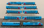 Kato Scale 10-1763 Sncf Tgv Ouigo Cars W/set & B Runs Well Ec. Fixed Price $275.00.