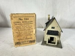 Lionel Original Prewar #184 Enameled Bungalow With Scarce Early Box!. Fixed Price $295.00.