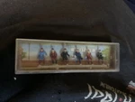 Walter Merten #859 Ho Set Of 6 Railroad Passengers Sitting Figures-men-painted. Fixed Price $16.00.