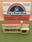 Vintage Plasticville #SM-7 Assembled Supermarket With Red Roof, Very Clean. Fixed Price $23.75.