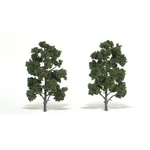 Woodland Scenics TR1519 Deciduous Trees (2) Medium Green 8"- 9" Ready-made. Fixed Price $19.26.