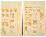 Champ Ho Scale Decals #HD-22 Union Pacific Special Data Set (yellow Lettering). Fixed Price $6.49.