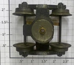Lionel 571-1 Plastic Postwar Archbar Plain Truck With Eyelet Stud Hole Mount. Fixed Price $10.00.