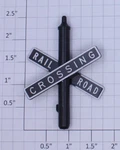 Lionel 140-39 Black Banjo Cross Arms Sign. Fixed Price $5.00.