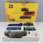 Vtg Allstate Sears Marx Model 49-9725 Gauge Electric Train Set Bundle Boxed. Fixed Price $39.95.