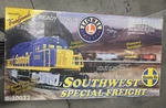 Lionel Santa Fe Gauge Freight Train Set 1:48 W/ Lights Sound 6-30022. Fixed Price $270.00.