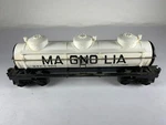 Lionel 6-9279, Magnolia 3 Dome Tank Car (1978). Fixed Price $11.00.