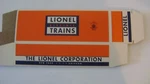 Lionel 2046W 2671W Tender Licensed Repro Box W/corrugated Insert (no Number). Fixed Price $10.95.
