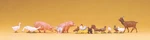 Preiser 65326 Assorted Small Animals Figures (set Of 19). Fixed Price $42.68.