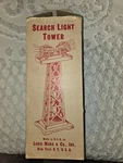 Marx Gauge 0436 Search Tower Original Box Dual Lights. Fixed Price $20.00.