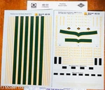 Microscale Decal #48-54 Rdg Diesels (reading Cabs). Fixed Price $11.65.