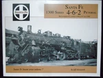 Santa Fe 1300 Series 4-6-2 Pictorial Volume 7 Steam Engine Railroad Near Mint. Fixed Price $24.00.