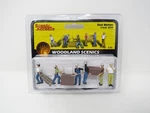 Woodland Scenics 2729 Dock Workers Warehouse Crew Construction Figure Set. Fixed Price $29.99.